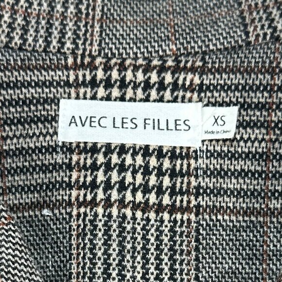 Avec Les Filles Plaid Coat Size XS - Picture 4 of 8